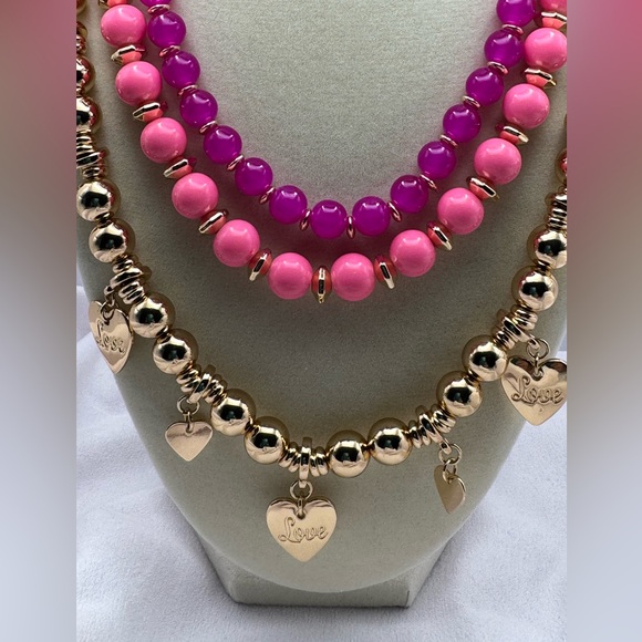 Lilly Pulitzer Jewelry - LILLY PULITZER HEART 🩷 CHARM LOVE NECKLACE NWT